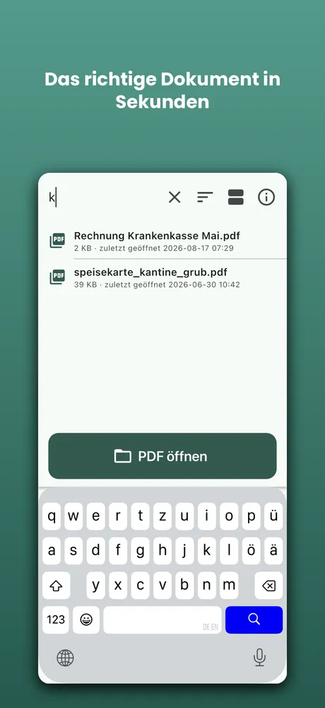 PDF Reader auf iPhone: Das richtige Dokument in Sekunden