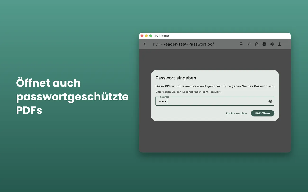 PDF Reader auf Mac: Passwortgeschützte PDFs öffnen